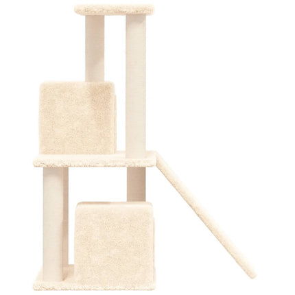 Katträd med klöspelare sisal gräddvit 82 cm