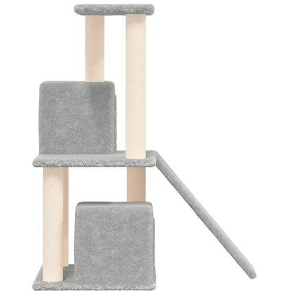 Klösträd med sisalpelare ljusgrå 82 cm