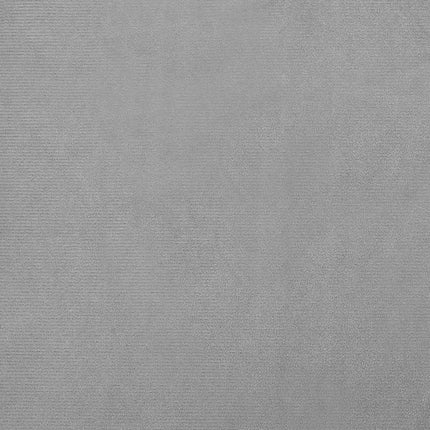 Hundbädd ljusgrå 90x53x30 cm sammet