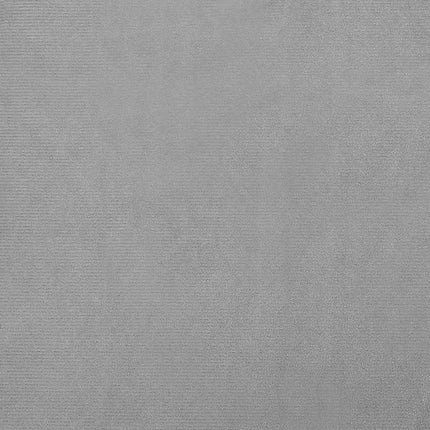 Hundbädd ljusgrå 60x40x30 cm sammet
