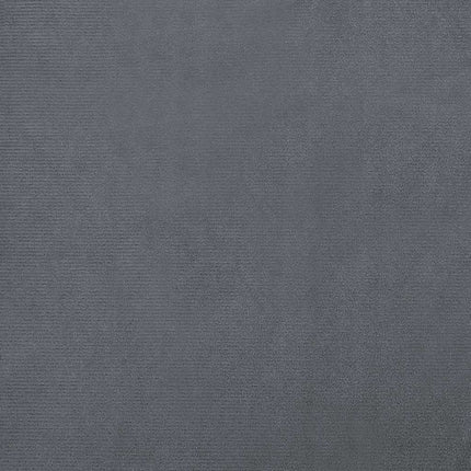 Hundbädd mörkgrå 70x45x26,5 cm sammet
