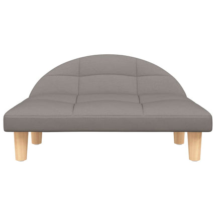 Hundbädd taupe 70x52x30 cm tyg
