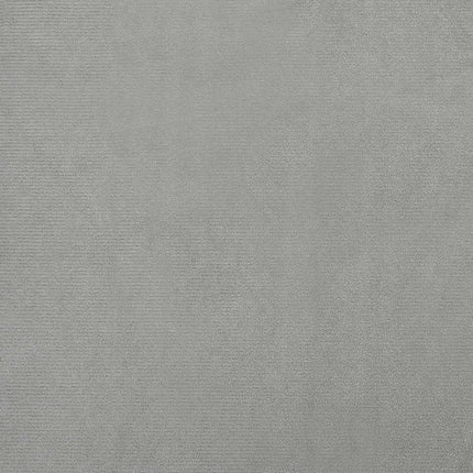Hundbädd ljusgrå 70x52x30 cm sammet
