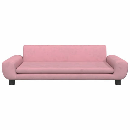 Hundbädd rosa 100x54x33 cm sammet