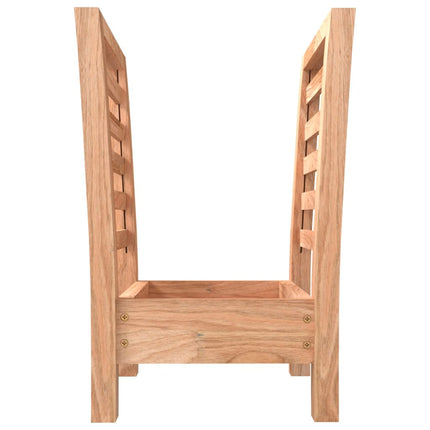Tidningsställ 40x26,5x38,5 cm massivt valnötsträ