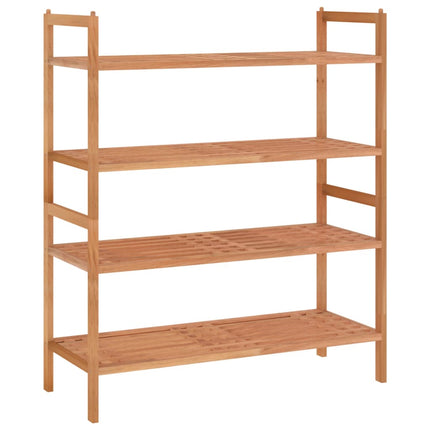 Skohyllor 2 st 69x27x41 cm massivt valnötsträ