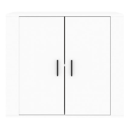 Skänk vit 80x33x70 cm konstruerat trä