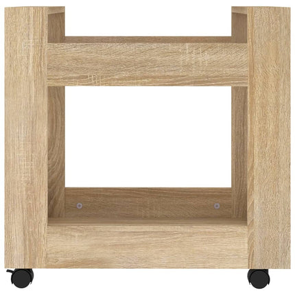 Skrivbordsvagn sonoma-ek 60x45x60 cm konstruerat trä