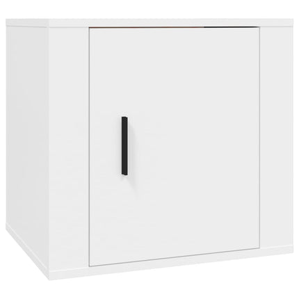 Sängbord 2 st vit 50x39x47 cm