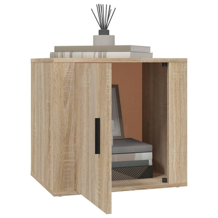 Sängbord 2 st sonoma-ek 50x39x47 cm