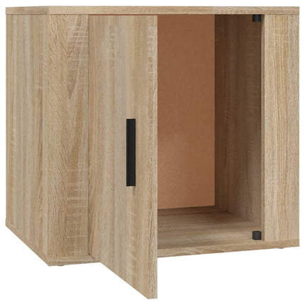Sängbord 2 st sonoma-ek 50x39x47 cm