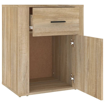 Sängbord sonoma-ek 50x36x60 cm konstruerat trä