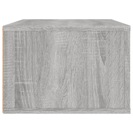 Hängande tv-skåp grå sonoma 80x36x25 cm konstruerat trä