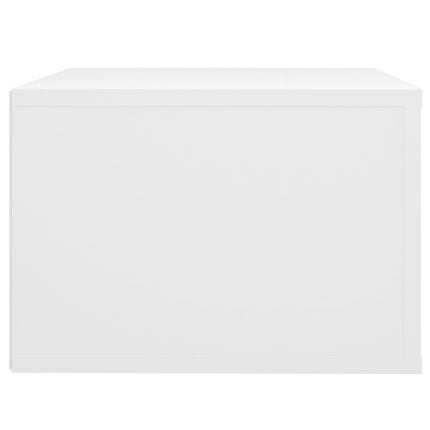Väggmonterade sängbord 2 st vit 50x36x25 cm
