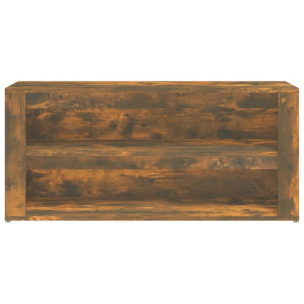 Skohylla rökfärgad ek 100x35x45 cm konstruerat trä