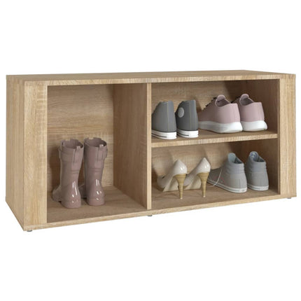 Skohylla sonoma-ek 100x35x45 cm konstruerat trä