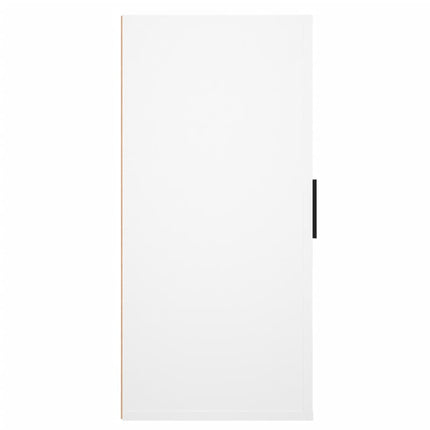 Skåp vit 40x33x70 cm konstruerat trä
