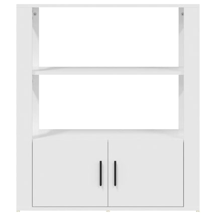 Skänk vit 80x30x90 cm konstruerat trä