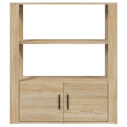 Skänk sonoma-ek 80x30x90 cm konstruerat trä