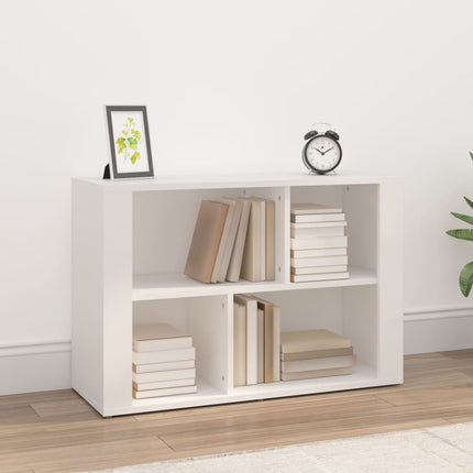 Skänk vit 80x30x54 cm konstruerat trä