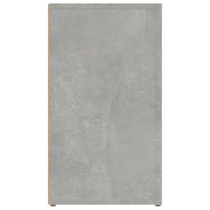 Skåp betonggrå 80x30x54 cm konstruerat trä