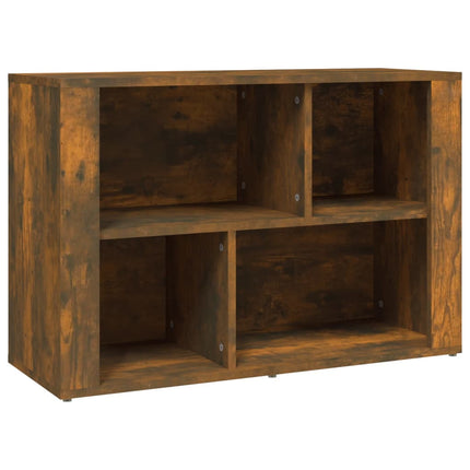 Förvaringsskåp rökfärgad ek 80x30x54 cm konstruerat trä