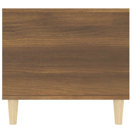 Soffbord brun ek 90x49x45 cm konstruerat trä