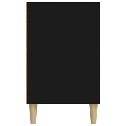 Skoskåp svart 102x36x60 cm konstruerat trä