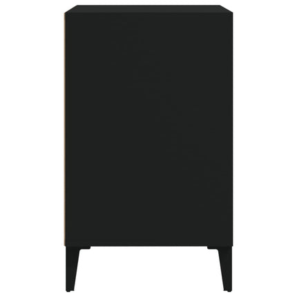 Skoskåp svart 102x36x60 cm konstruerat trä