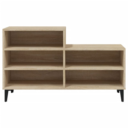 Skohylla sonoma-ek 102x36x60 cm konstruerat trä