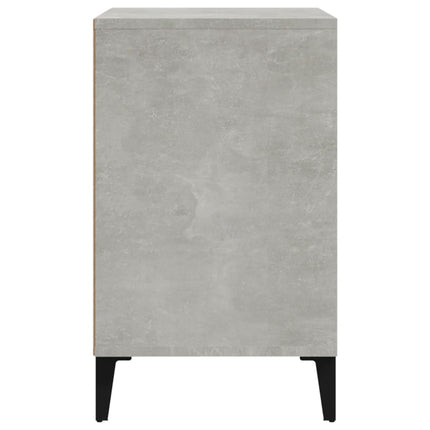 Skoskåp betonggrå 102x36x60 cm konstruerat trä