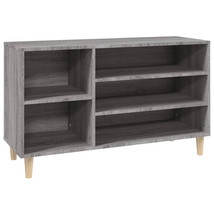 Skoskåp grå sonoma 102x36x60 cm konstruerat trä