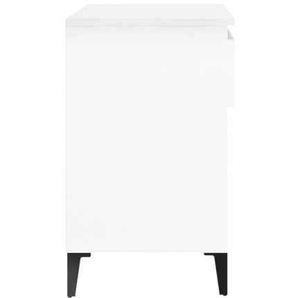 Skoskåp vit 70x36x60 cm konstruerat trä