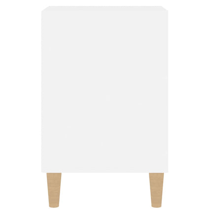 Tv-bänk vit 100x35x55 cm konstruerat trä