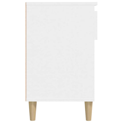 Skoskåp vit 102x36x60 cm konstruerat trä