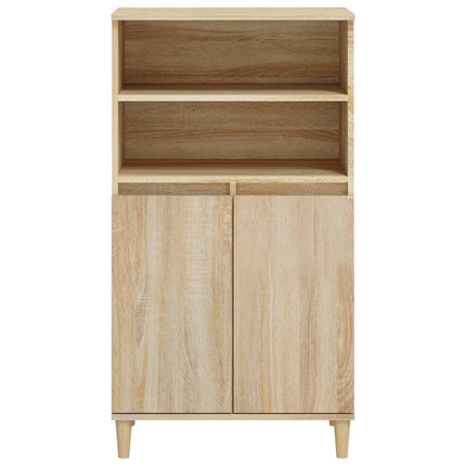Förvaringsskåp sonoma-ek 60x36x110 cm konstruerat trä