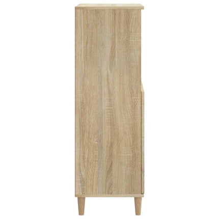 Förvaringsskåp sonoma-ek 60x36x110 cm konstruerat trä