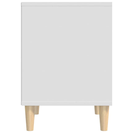 Sängbord 2 st vit 40x35x50 cm