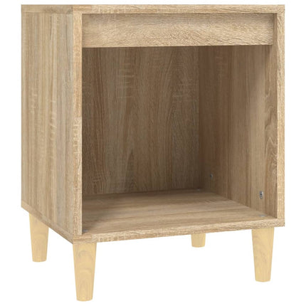 Sängbord 2 st sonoma-ek 40x35x50 cm