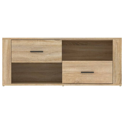 TV-skåp sonoma-ek 100x35x40 cm konstruerat trä