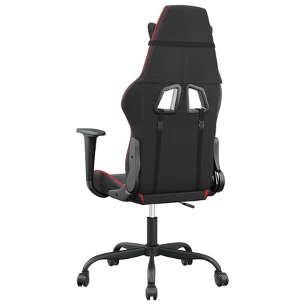 Gamingstol svart och röd konstläder