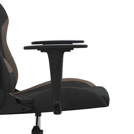 Gamingstol svart och taupe tyg