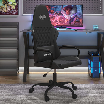 Gamingstol svart konstläder