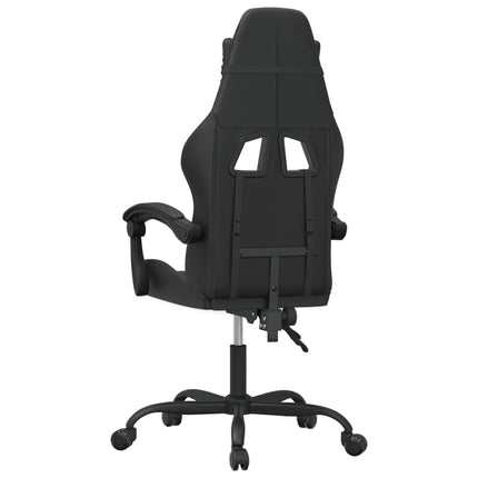 Gamingstol svart konstläder