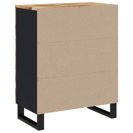 Skänk 2 delar 60x33x75 cm grovt mangoträ