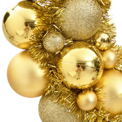 Julkrans guld 45 cm polystyren