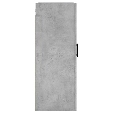 Väggskåp 2 st betonggrå 69,5x34x90 cm