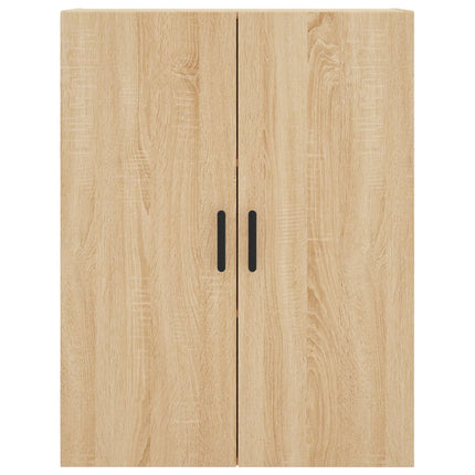 Högskåp sonoma-ek 69,5x34x180 cm konstruerat trä
