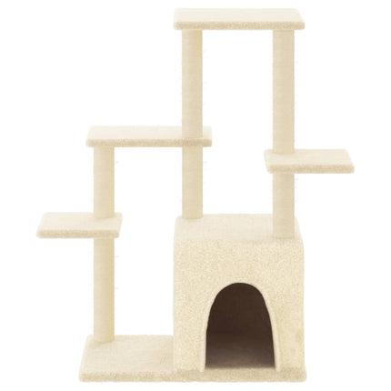 Klösträd med sisalpelare gräddvit 97,5 cm