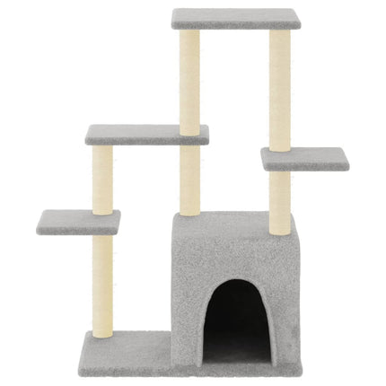 Klösträd med sisalpelare ljusgrå 97,5 cm